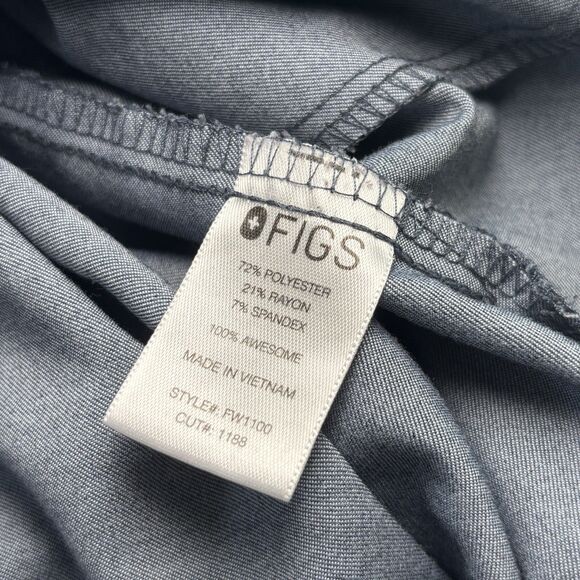 Figs Scrub Top Casma Three Pocket Scrub Shirt Women's Xl - Graphite - Picture 6 of 7